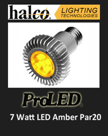 Halco Amber LED PAR20 For Sea Turtle Lighitng - On Sale!